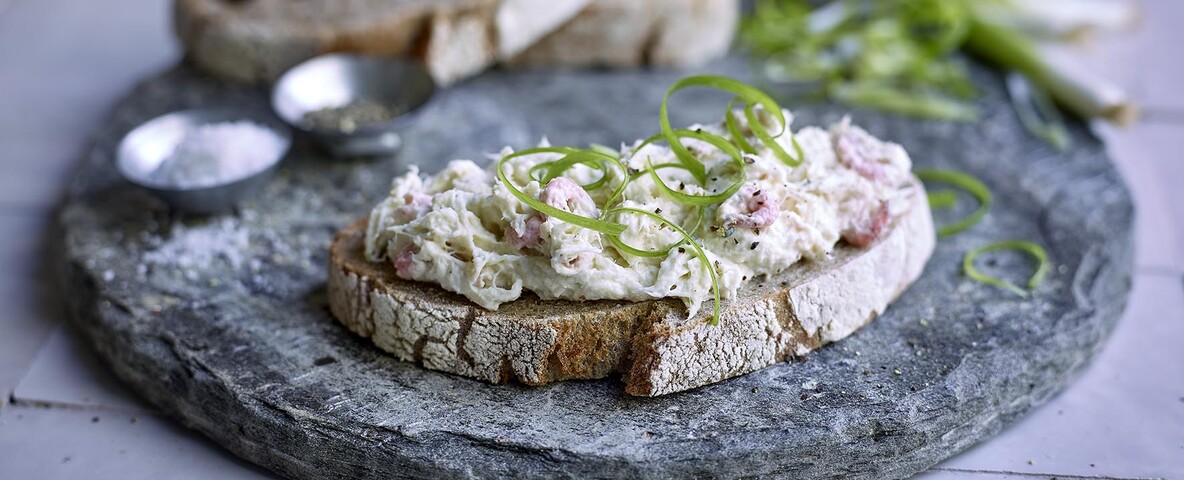 Boterham met Kabeljauwsalade