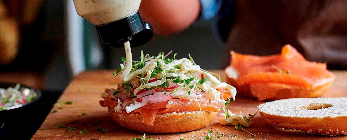 Receptidee Tartaar Bagel Zeetje