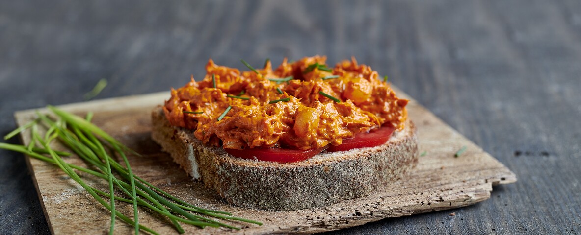 Boterham met EK salade