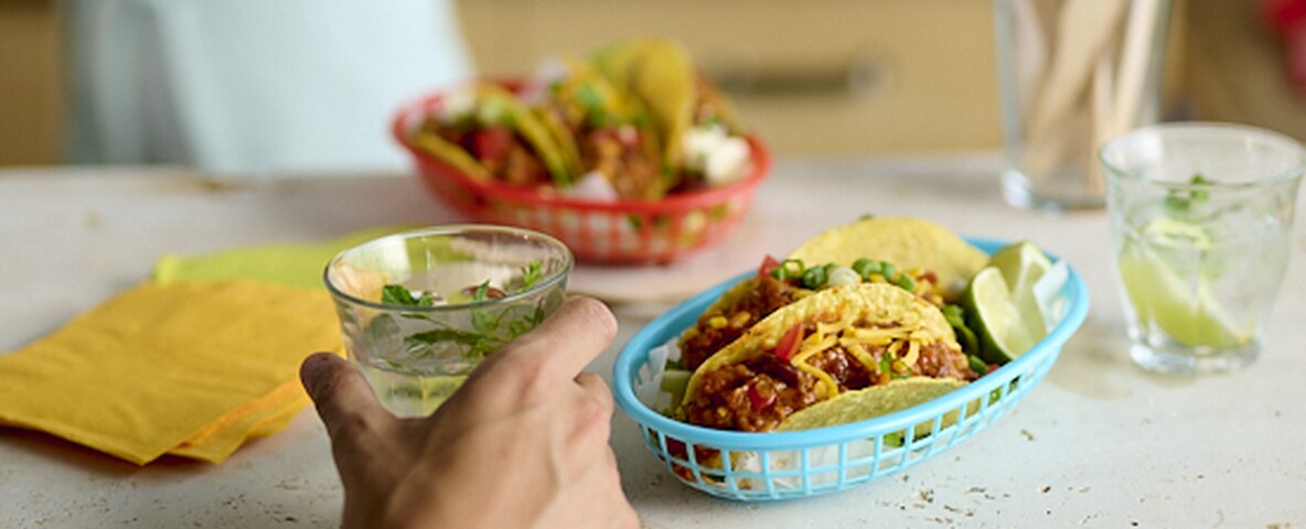 Taco chili con carne