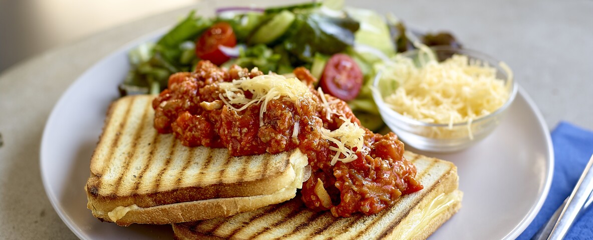 Croque bolognese