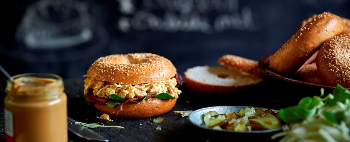 Bagel met Herfstsalade