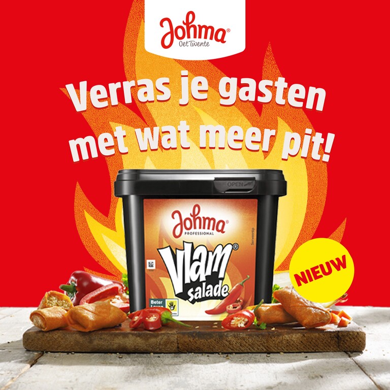 Vlam salade horeca kilobak
